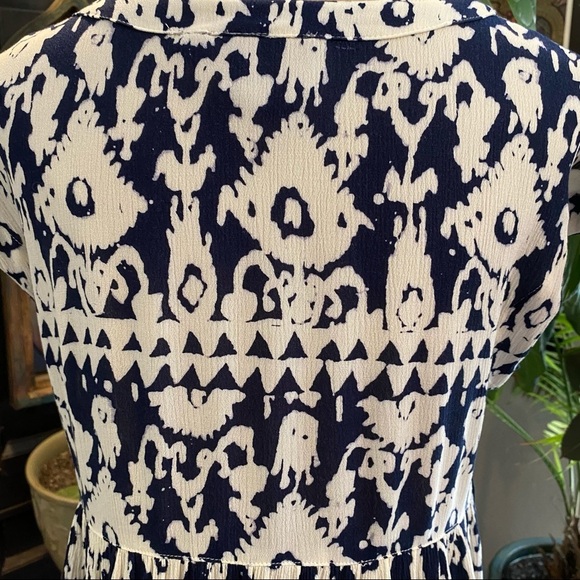 Anthropologie Ikat Ladder Lace Tunic - Picture 10 of 11